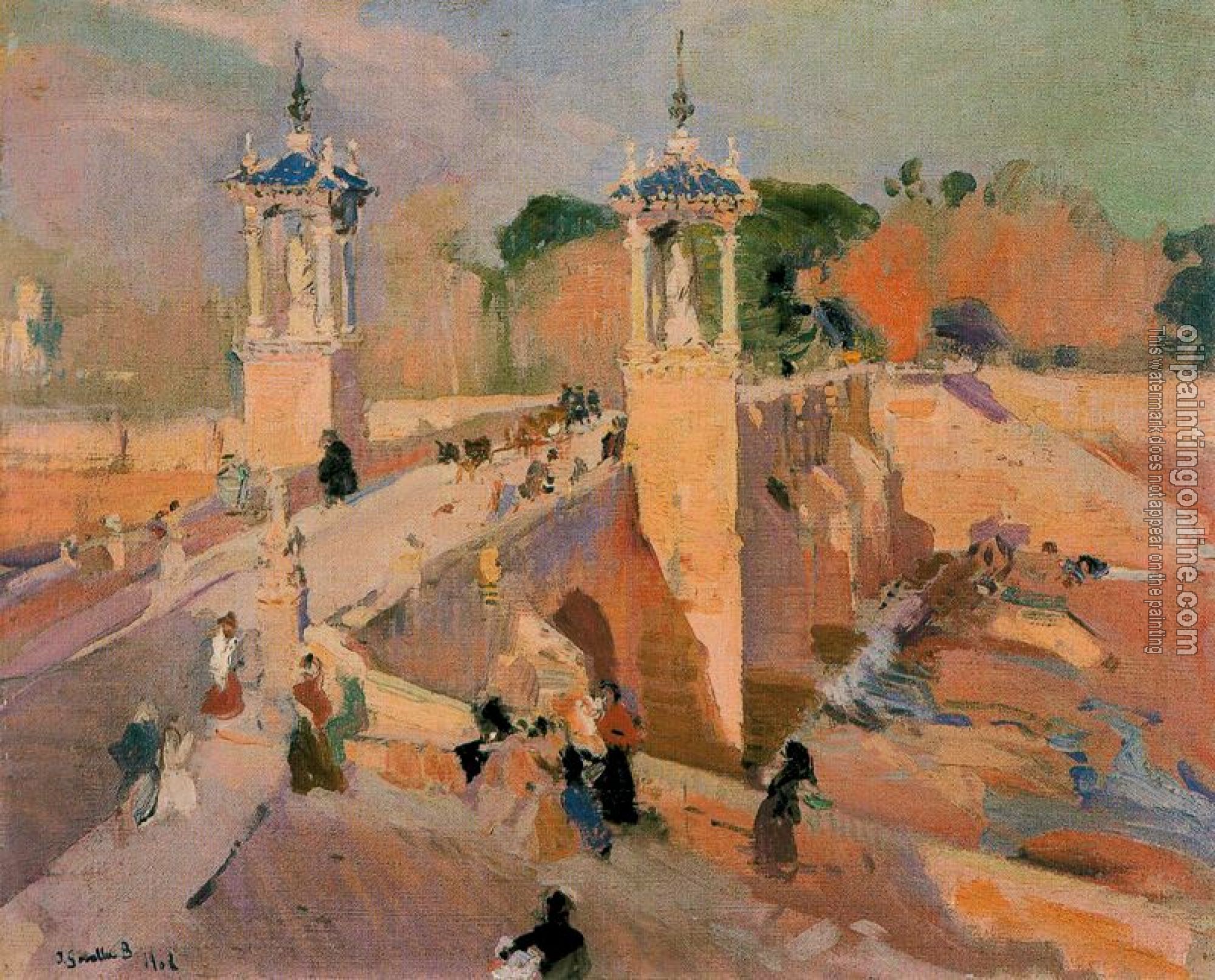 Joaquin Sorolla y Bastida - Puente de Real